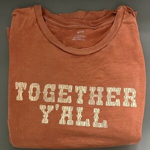 Aerie Burnt Orange Graphic Tee